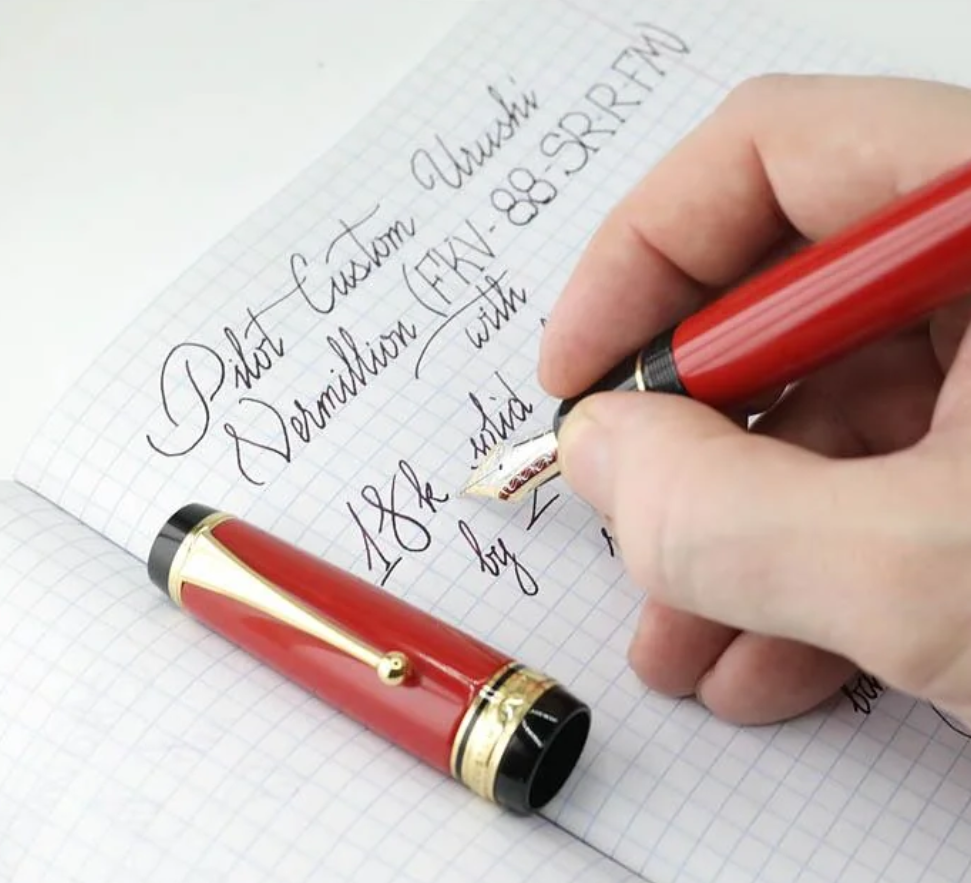 Pilot Custom 845 Urushi Dolma Kalem — Kırmızı