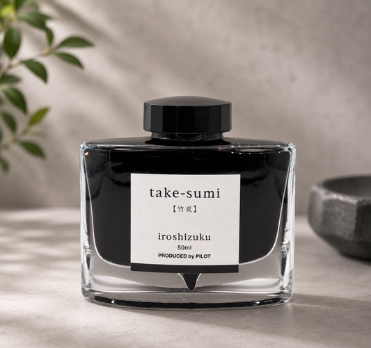 Pilot Iroshizuku Dolma Kalem Mürekkebi — Take-sumi (竹炭) / 50ml